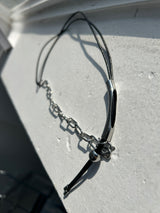Liberty Leather Bar Mix Necklace