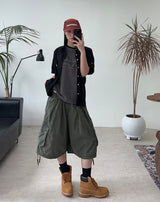 セプンロールアップパッチチェックシャツ