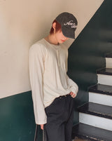Ullen Wool Henley Neck Double Long Sleeve Tee