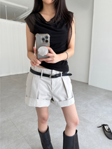 double shirring top