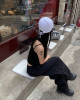 (Unisex) ボタンナイロンパンツ