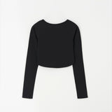 Low back crop t-shirt
