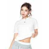ベーシックマッスルフィットTシャツ ホワイト