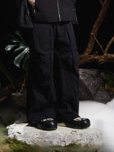 RELABEL 24AW Chrysalis - Cocoon Breaking Multi-Zip Seam Deconstructed Punch Lounge Pants