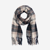 Tartan Check Muffler (Black)