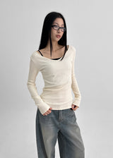 [MADE] Rulind V-neck Long-sleeved T-shirt (F/W ver.)
