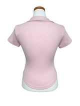 リーラウンディングカラー半袖Tシャツ