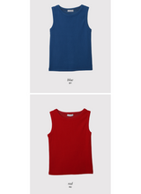 High Quality Basic Rib Sleeveless (5color)