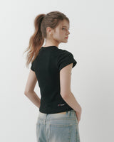 [MADE] エロ, レタリングベーシック半袖Tシャツ