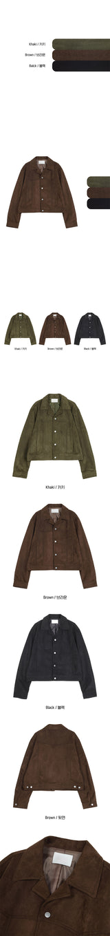 [S/S] ラフスエードジャケット(3color)