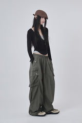 Bread cargo wide banding pants