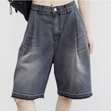 Oban Pintuck Damage Bermuda Pants