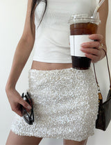 disco sequin skirt
