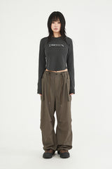 Thirteen curved crop long sleeve