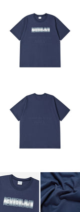 24FW SHAKE LOGO SHORT SLEEVE T-SHIRT NAVY