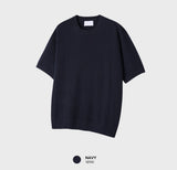 Look Rogane Premium Cotton Blend Round Short Sleeve Knit