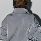 Two way nylon jumper Gray