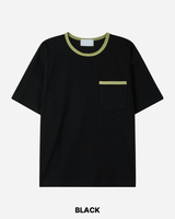 トフ クロップ コントラスト ショートスリーブ Tシャツ 3C
