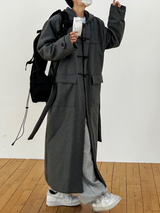 cosyharu Long duffle coat