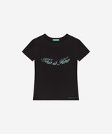 クロップドシグネチャーTシャツ