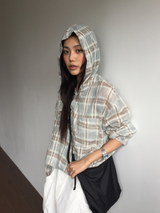 Ranel check hoodie (2color)