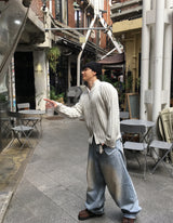No.1389 C vtg ニットジップアップ (3color)