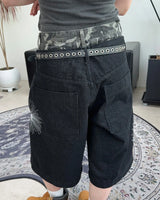 Radi camo sagging Bermuda denim pants