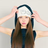 CRYSTAR BEANIE - IVORY