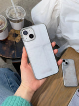 Ribbon Lace Magsafe Silver Glass Bumper Case