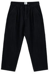 Corduroy Tapered Wide-Leg Pants