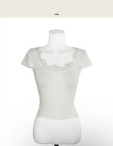 cove tone lace slim top
