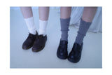 Mori knit knee socks (2color)