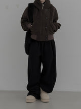 Dumble Wool Quilted Button Jumper
