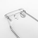 a men's チェーンブローチ_CLEF ブローチ