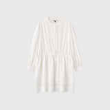 ダブルフレアストリングワンピース [WHITE]