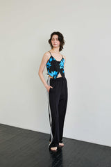 FLUTTER TOP / BLUE