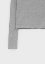 [B-BASIC] スタンダードナグランUネック長袖Tシャツ (2サイズ)