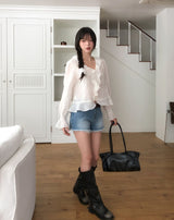 Eileen Ruffle Blouse