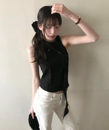 ティア＆ロジーシフォンスカーフホルタースリーブレスbl