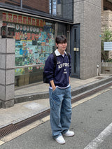タチウォッシュドカーゴデニムパンツ