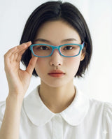 DOT SQUARE GLASSES (2COLOR)