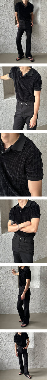 [S/S] Velvet golgi kara half knit (2color)