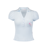 SUGAR CLUB PK SHIRT [SKY BLUE]