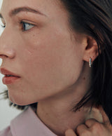 [925 silver] Deux.silver.212 / bille earring (silver)