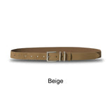 Beaded Matte Leather Belt