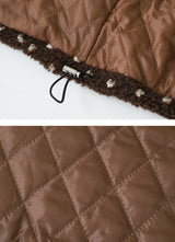 #Bear Dot Boa Fleece 2WAY Hood Jumper (3color)