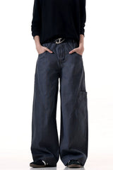 Distressed Gray Relaxed Cargo Pants