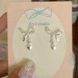 ミニリボンピアス
