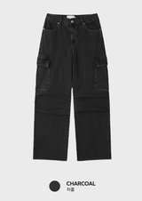 No-Mace Parachute Deep Dying Cargo Wide Pants