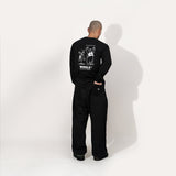 ジャストリーチロングスリーブTシャツ(BLACK)